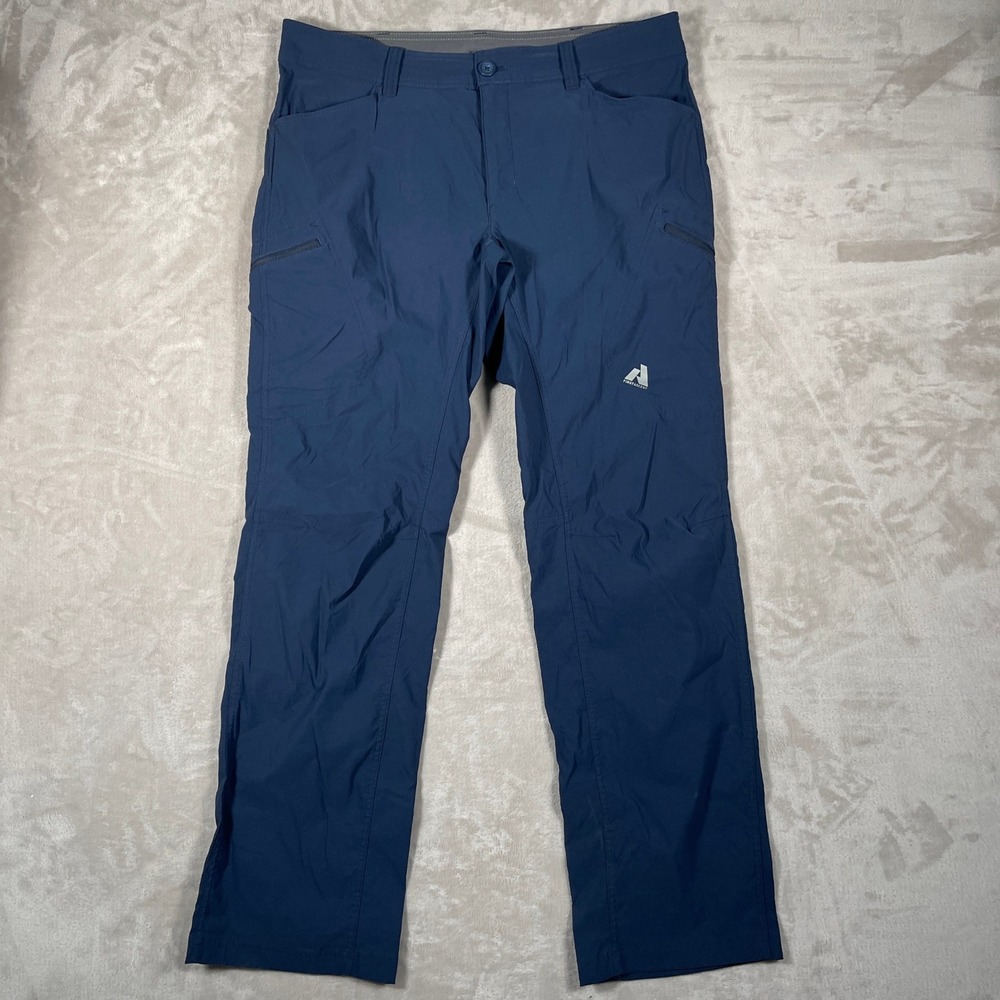 Eddie Bauer Men's Pants First Ascent Outdoor Gorpcore Hiking 36x34 Blue